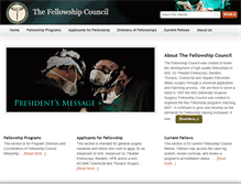 Tablet Screenshot of fellowshipcouncil.org